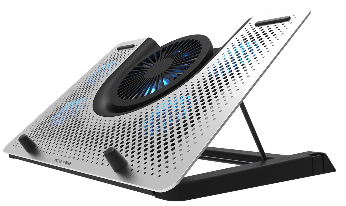 Darkflash G100 Unique Design Aluminum Laptop Cooler (Silver) - DataBlitz