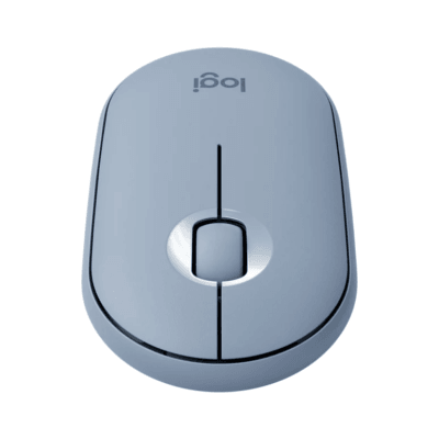 LOGITECH PEBBLE M350 WIRELESS MOUSE (BLUE GREY) - DataBlitz