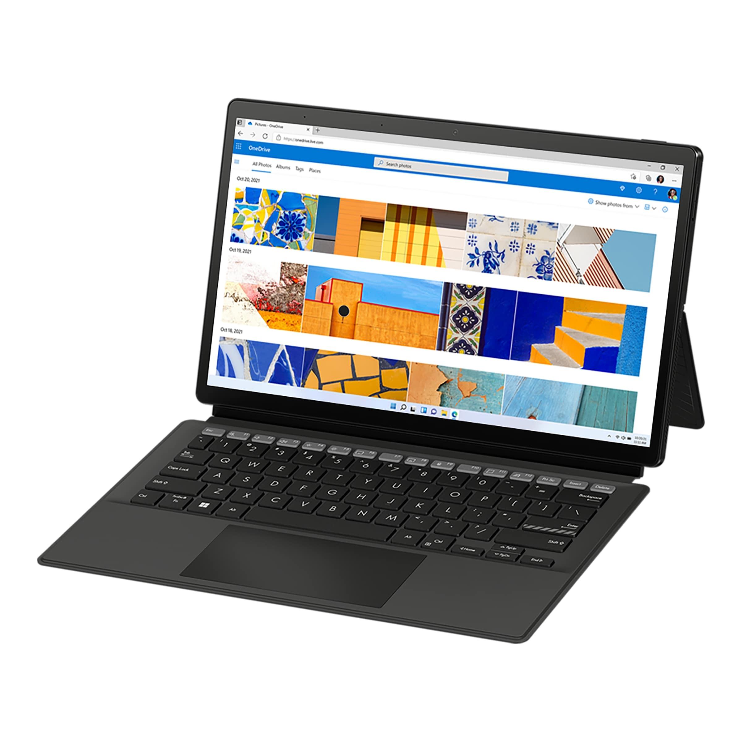ASUS VIVOBOOK 13 SLATE OLED T3300KA-LQ075WS | 13.3” FHD | PENTIUM® Silver N6000 | 8GB DDR4 | 128GB SSD  | INTEL UHD | WIN11 |  MS OFFICE HOME & STUDENT 2021 | SLEEVE |  STAND |  STYLUS |  STYLUS HOLDER - DataBlitz