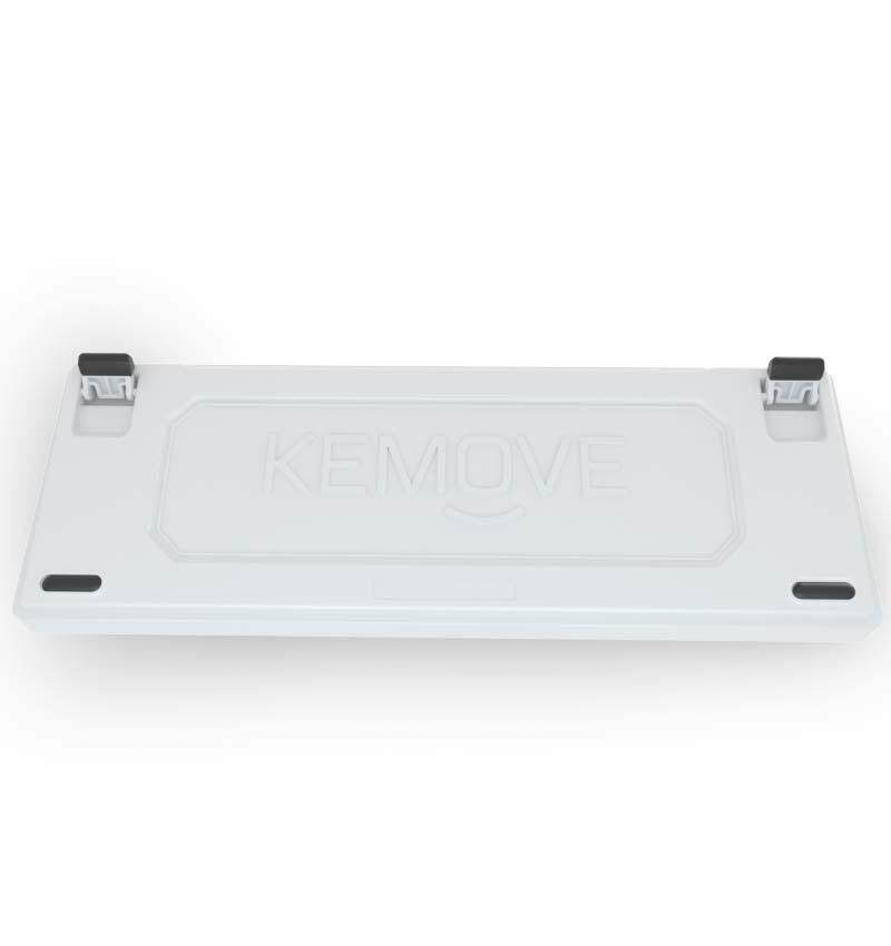 KEMOVE DK61 SNOWFOX WHITE HOT-SWAPPABLE RGB BACKLIT WIRED/BLUETOOTH MECHANICAL KEYBOARD (GATERON RED SWITCH) - DataBlitz