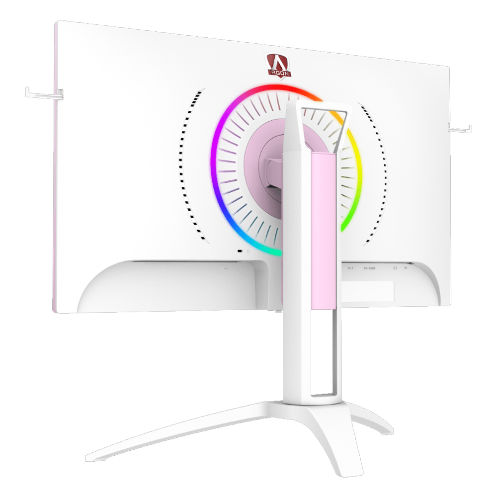 AOC Agon AG273FXR 27" IPS Wide Viewing Angle Gaming Monitor (White/Pink) - DataBlitz