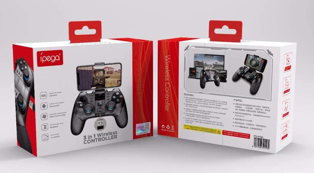 IPEGA 3 IN 1 WIRELESS CONTROLLER (FOR IPHONE/IPAD/ANDROID SMARTPHONE/TABLET) (PG-9156) - DataBlitz
