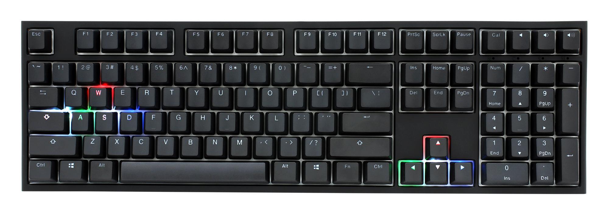 DUCKY ONE 2 RGB LED DOUBLE SHOT PBT MECHANICAL KEYBOARD CHERRY MX RED (DKON1808ST-RUSPDAZT1) - DataBlitz