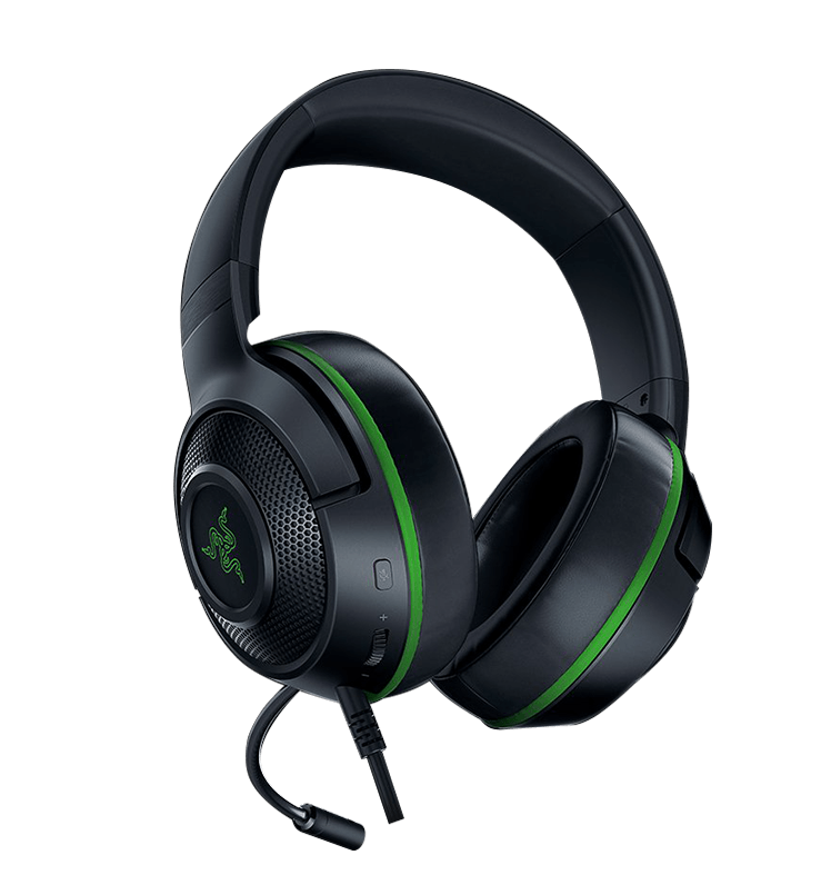 Razer Kraken X Wired Console Gaming Headset For Console (Xbox Green) - DataBlitz