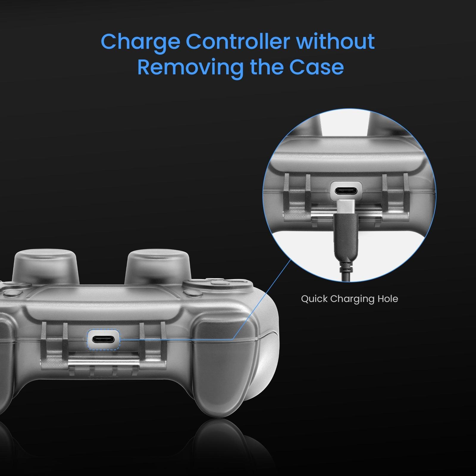 TOMTOC PS5 ARMOR CASE FOR PS5 WIRELESS CONTROLLER (BLACK) (A05-027D01) - DataBlitz