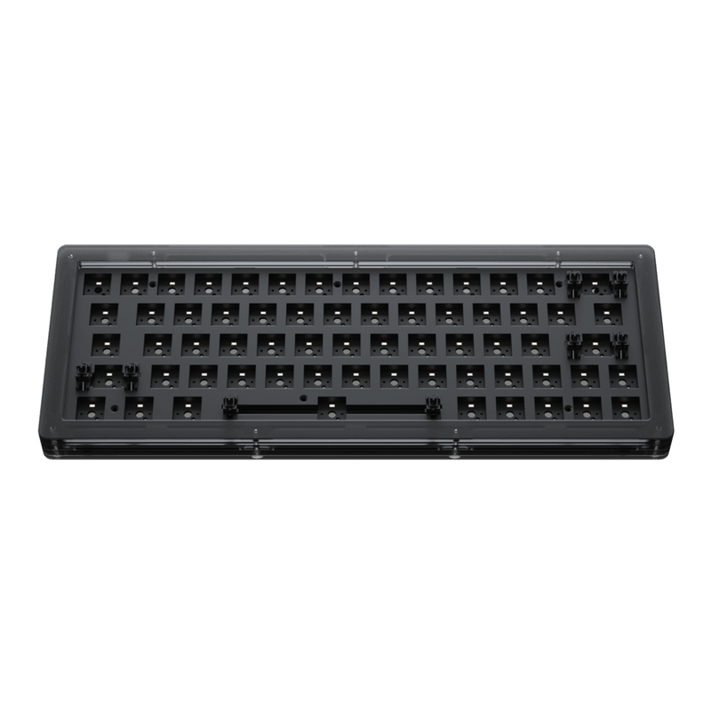 AKKO ACR64 RGB MECHANICAL KEYBOARD DIY KIT HOT-SWAPPABLE SOCKET GASKET MOUNT WITH 64-KEY LAYOUT ACRYLIC CASE (BLACK) - DataBlitz