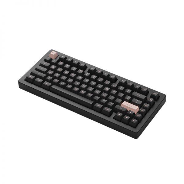 AKKO ACR Pro 75 Black Pre-Assembled Version RGB Mechanical Keyboard Hot-Swappable Gasket Mount (Akko Crystal) (Black-South Facing PCB) - DataBlitz