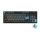 AKKO Black & Cyan 3098B Multi-Modes RGB Mechanical Keyboard (AKKO CS Jelly Blue) - DataBlitz