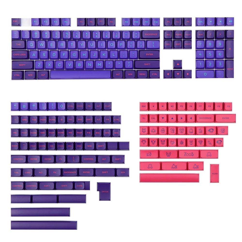 AKKO-NEON-Keycaps-Set-227-Keys-MDA-Profile-PBT-Keycaps-Set-ANSI-ISO ...