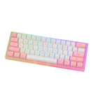 AKKO ACR61 COMBO RGB HOT-SWAPPABLE ACRYLIC MECHANICAL KEYBOARD PRUNUS LANNESIANA (JELLY PINK SWITCH) - DataBlitz