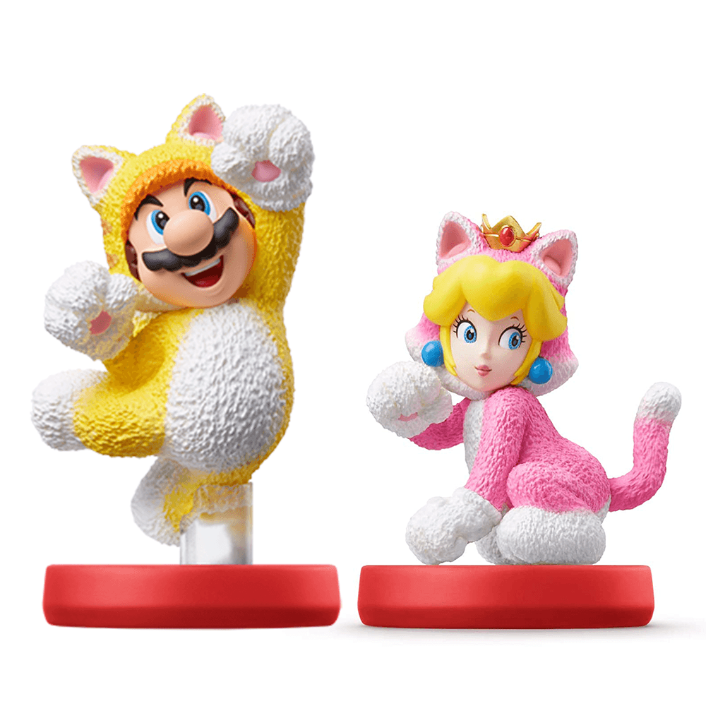NINTENDO AMIIBO SUPER MARIO SERIES CAT MARIO/CAT PEACH DOUBLE SET (EU) - DataBlitz