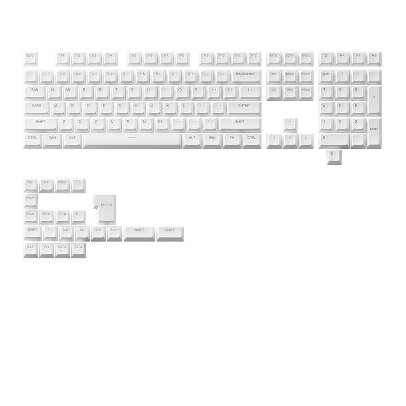 AKKO Shine-Through Keycaps Set ASA (White) - DataBlitz