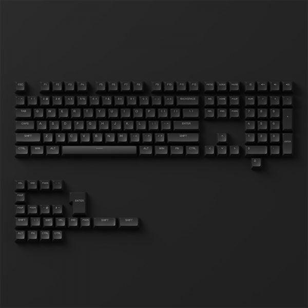 Akko Shine-Through Keycaps Set ASA (Black) - DataBlitz