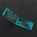 AKKO BLACK & CYAN FULL KEYCAPS SET ASA 197 KEYS - DataBlitz