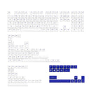 AKKO BLUE ON WHITE FULL KEYCAPS SET ASA 197 KEYS - DataBlitz