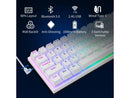 E-Yooso Z-11 Tri-Mode RGB 61 Keys Hot Swappable Mechanical Keyboard White (Red Switch) - DataBlitz