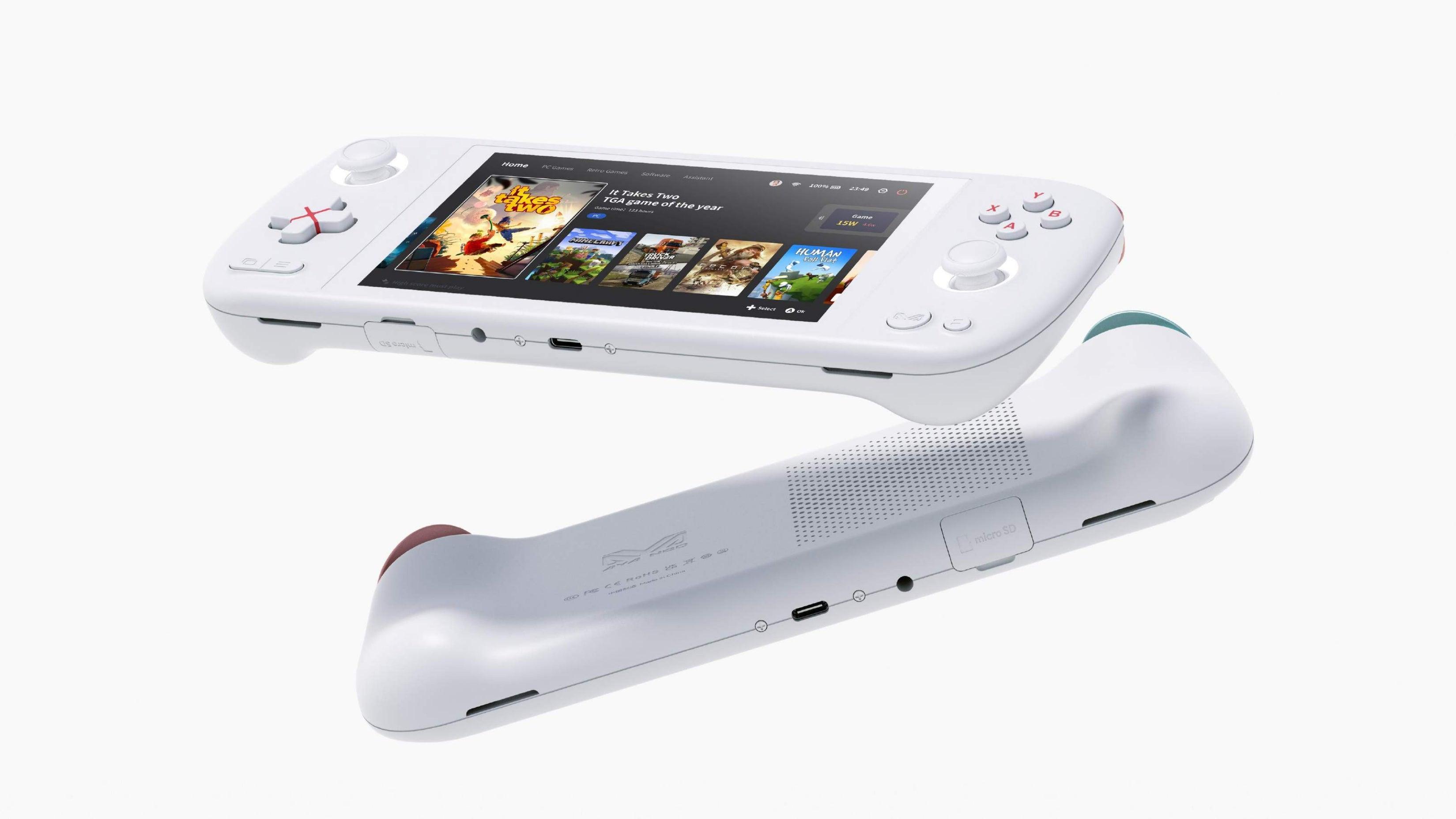 Ayaneo Air AMD Ryzen 5 5560U 16GB RAM 512GB SSD Amoled Handheld PC Gaming Console (Aurora White) + Ayaneo Air HD Tempered Film + Ayaneo Air Titan Small Storage Bag (Black) - DataBlitz