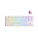 Akko 5087S Shine-Through RGB Hot-Swappable Mechanical Keyboard White(Akko CS Jelly Pink) - DataBlitz