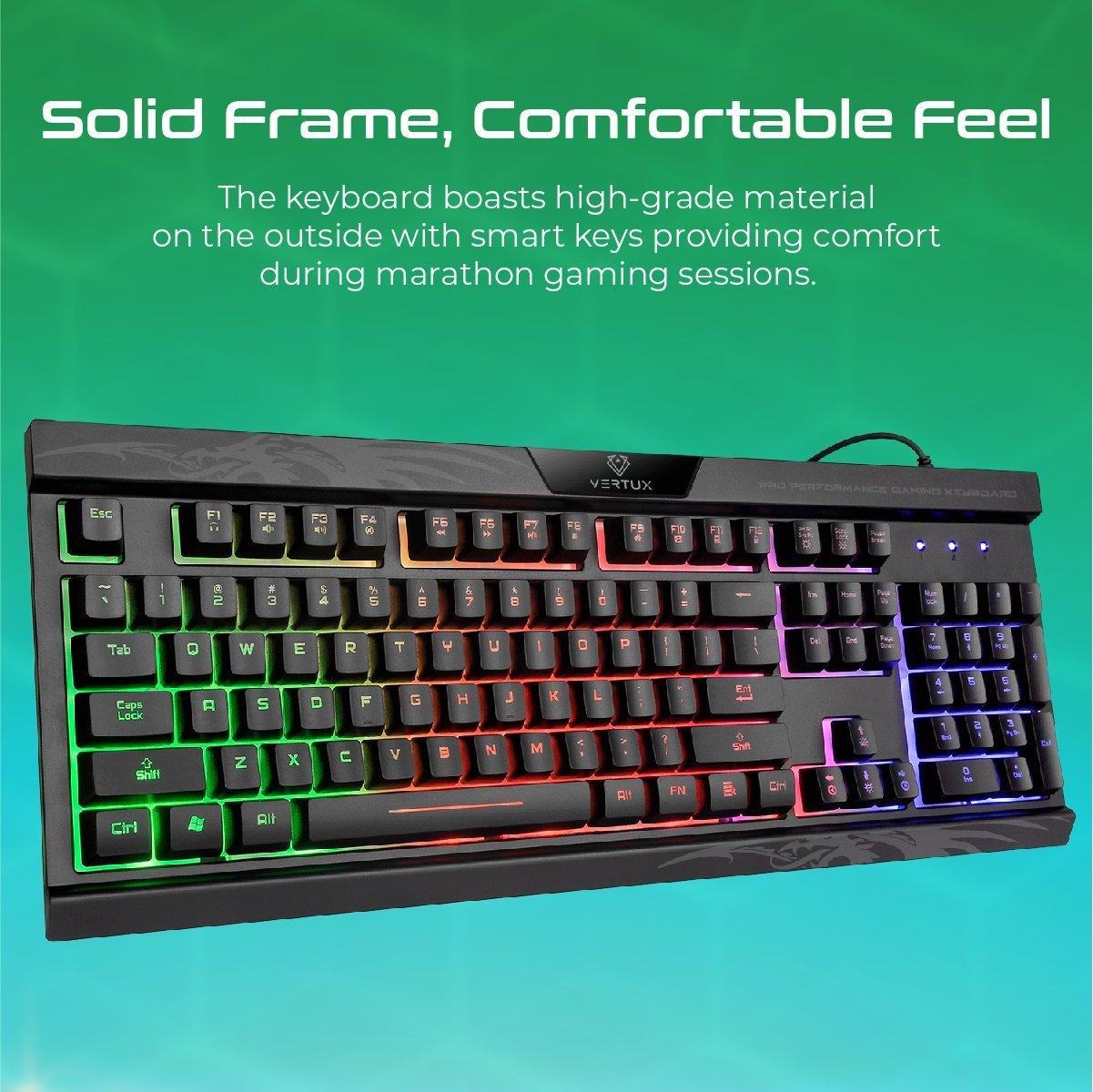 VERTUX AMBER PRO PERFORMANCE GAMING KEYBOARD (EN) - DataBlitz