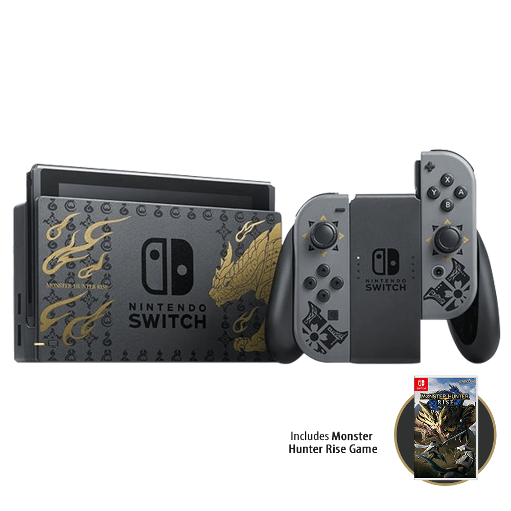 Switch Mh Rise NINTENDO SWITCH CONSOLE MONSTER HUNTER RISE SPECIAL EDITION (INCLUDES ...