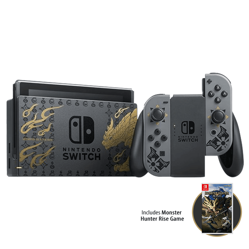 NINTENDO SWITCH CONSOLE MONSTER HUNTER RISE SPECIAL EDITION (INCLUDES MONSTER HUNTER RISE GAME) - DataBlitz