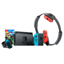 NINTENDO SWITCH CONSOLE WITH RED/BLUE JOYCON (REFRESH) + NSW-RINGFIT ADVENTURE (ASIAN) BUNDLE - DataBlitz
