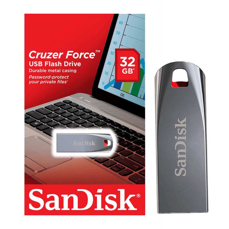 SanDisk Cruzer Force USB Flash Drive 32gb - DataBlitz