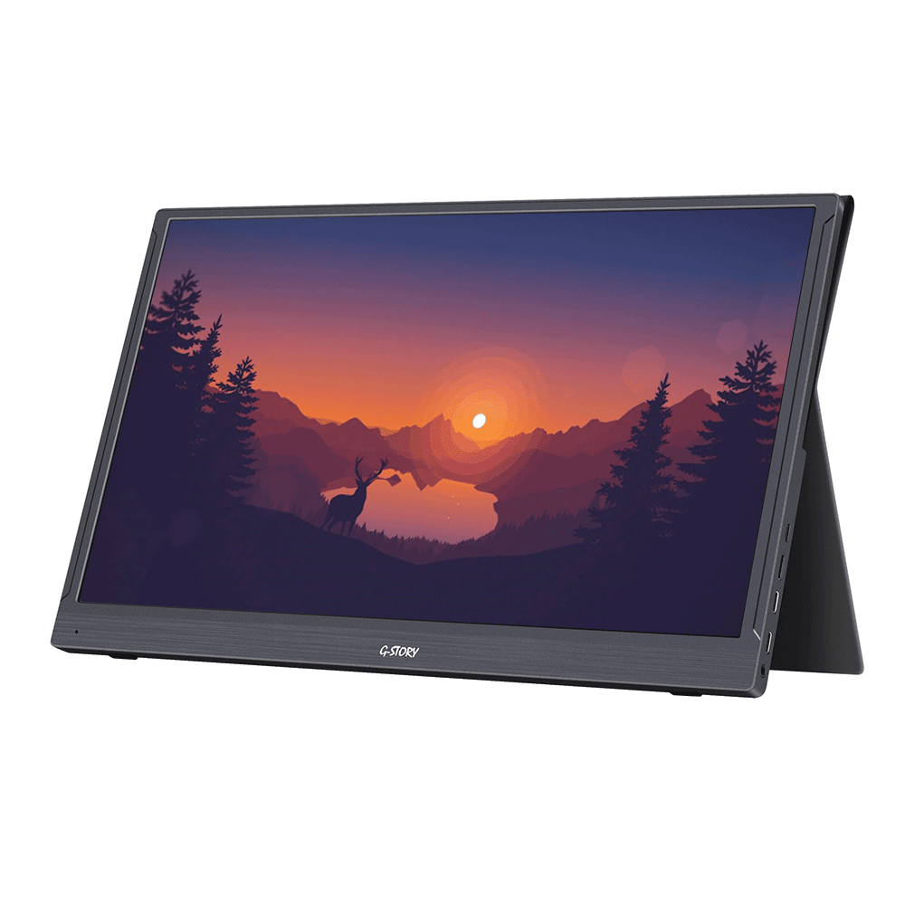 G-STORY 15.6" PRO SCREEN PORTABLE GAMING MONITOR (GS156SM PRO) + USB-C CABLE - DataBlitz