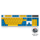 LEOPOLD 104-KEYS MECHANICAL KEYBOARD TWO-TONE YELLOW/BLUE KEYCAP + BLUE/WHITE FONT (SILENT RED SWITCH) (FC900RS/EYBPD(W)) - DataBlitz