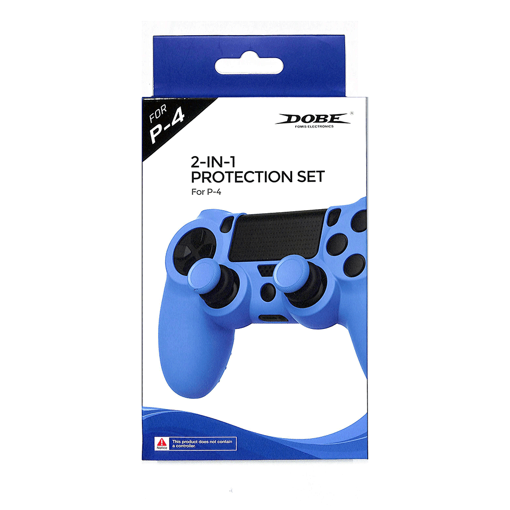 DOBE PS4 2-IN-1 PROTECTION SET FOR P-4 (BLACK) (TP4-0425) - DataBlitz