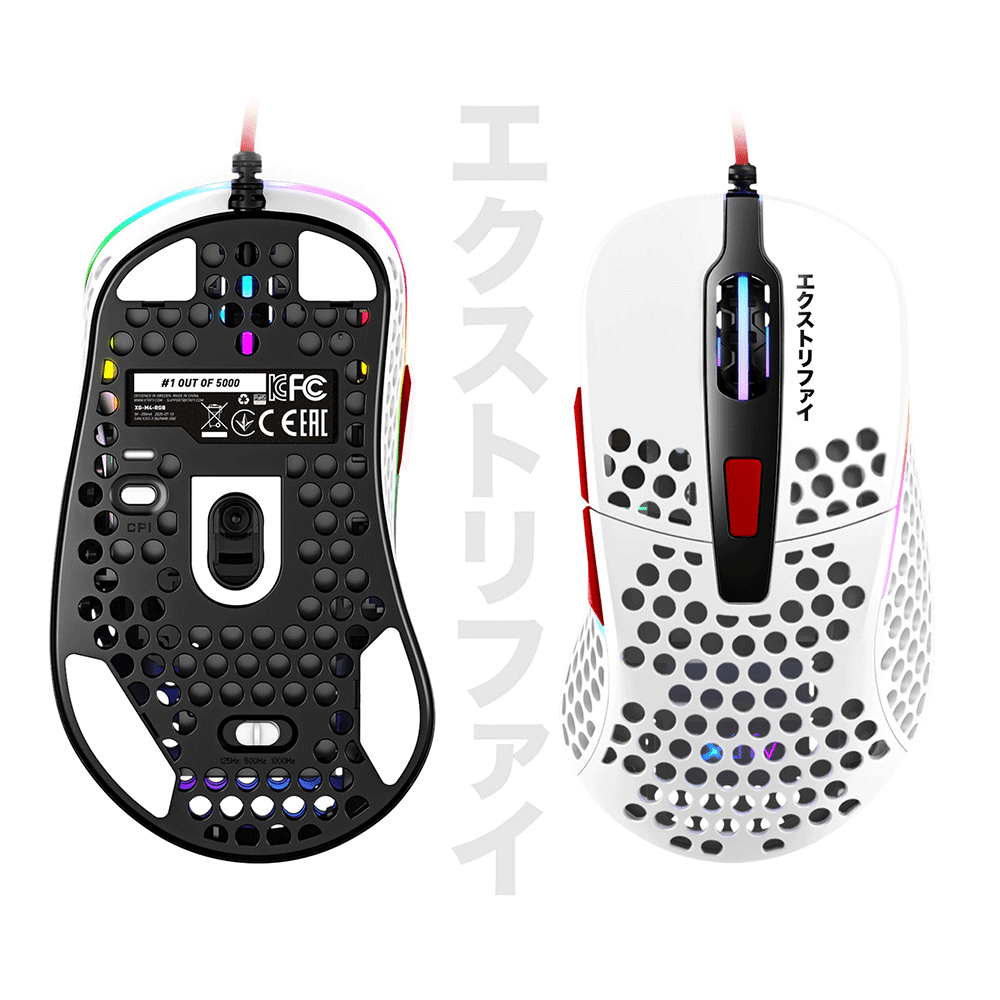 XTRFY M4 RGB ULTRA LIGHT GAMING MOUSE (TOKYO EDITION) - DataBlitz