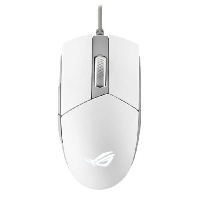 ASUS ROG STRIX IMPACT II OPTICAL GAMING MOUSE (MOONLIGHT WHITE) - DataBlitz