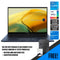 ASUS Zenbook 14 Oled UX3402ZA-KM062WS Laptop (Ponder Blue) | 14" 2.8K Oled |  i5-1240P | 16GB LPDDR5 | 512 GB SSD | Iris Xᵉ Graphics | Windows 11 Home | MS Office Home & Student 2021 | ASUS BP1504 Casual Backpack - DataBlitz