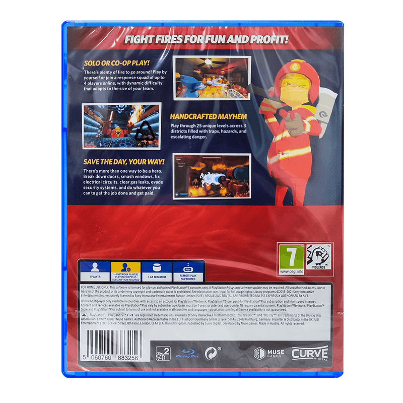 PS4 EMBR UBER FIREFIGHTERS REG.2 - DataBlitz