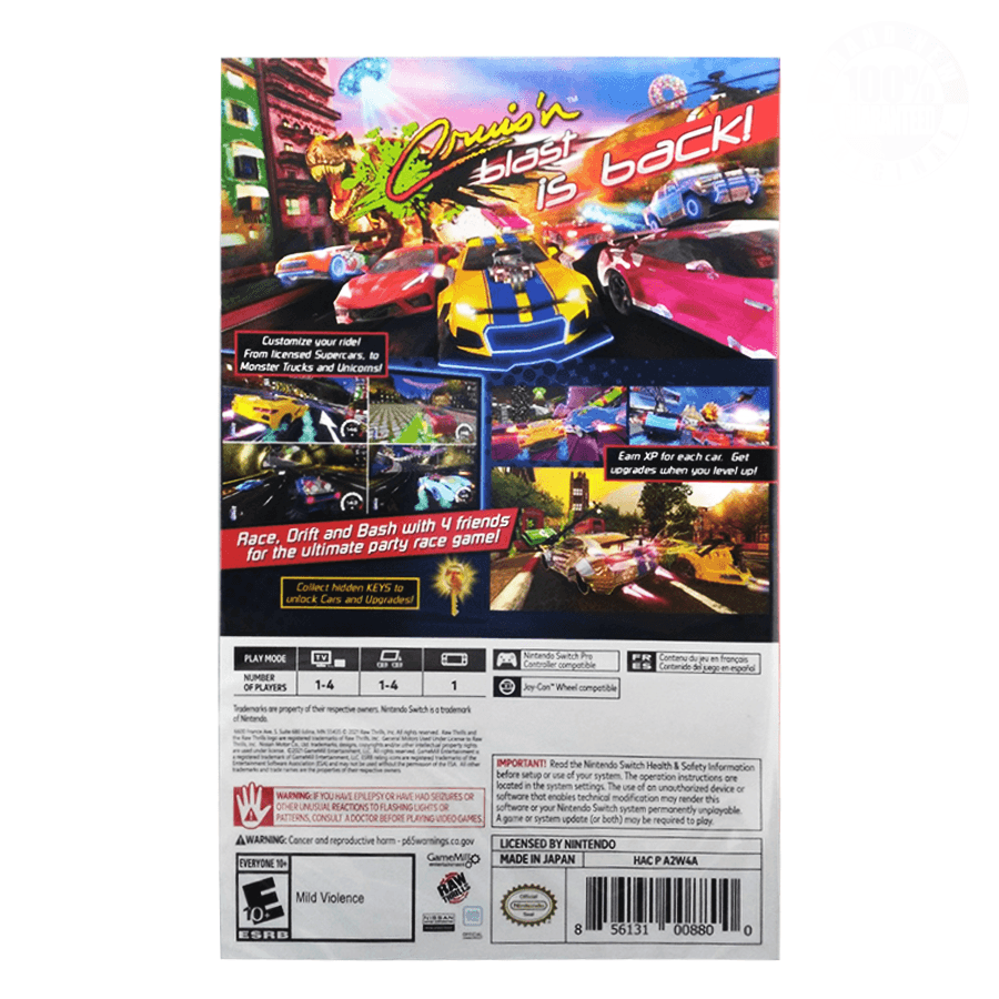 Nintendo Switch Cruisn Blast