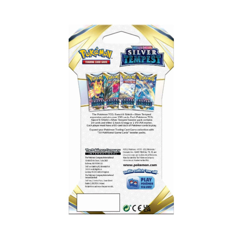 Pokemon Trading Card Game SS12 Sword & Shield Silver Tempest Booster (Sleeved) (183-85092) - DataBlitz