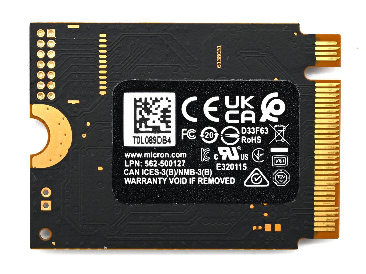 Micon SSD 悦に入っ M.2 2230 2T 通電80時間