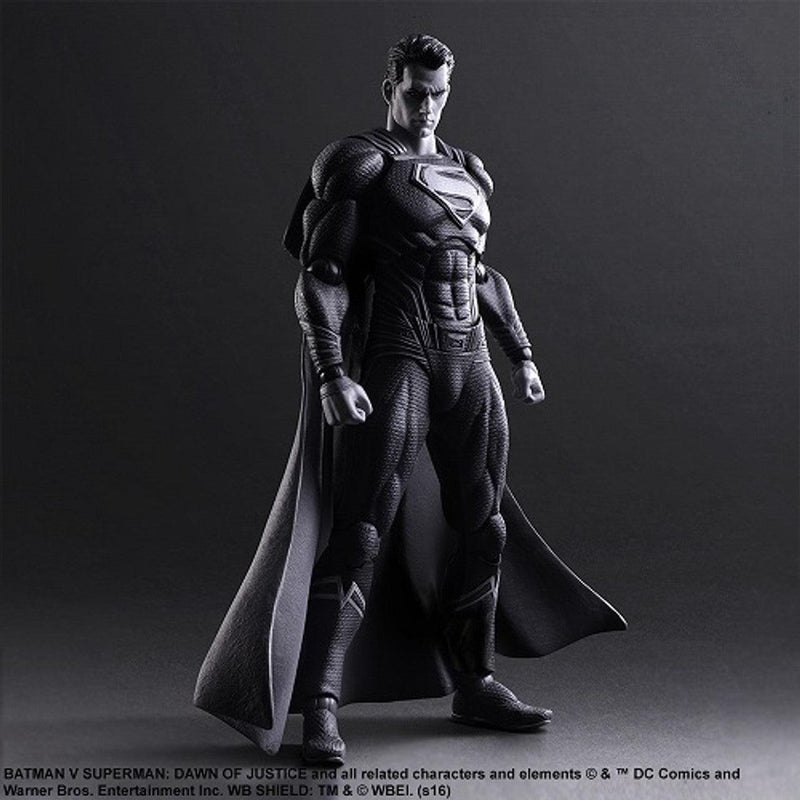 Play-Arts A/F Batman V Superman Dawn Of Justice Kai No.2 Superman (Black & White Ver) - DataBlitz
