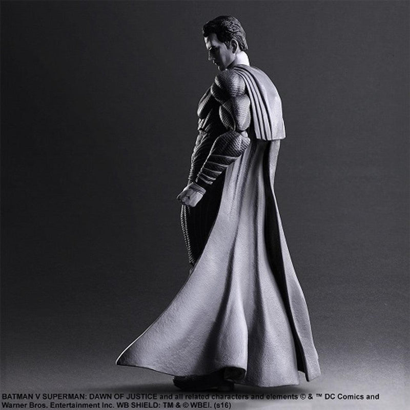 Play-Arts A/F Batman V Superman Dawn Of Justice Kai No.2 Superman (Black & White Ver) - DataBlitz