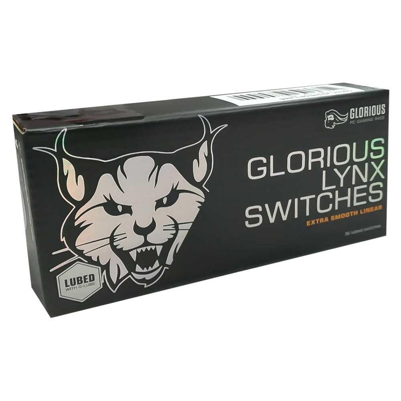 GLORIOUS LYNX MECHANICAL SWITCHES EXTRA SMOOTH LINEAR 36 LUBED SWITCHES - DataBlitz