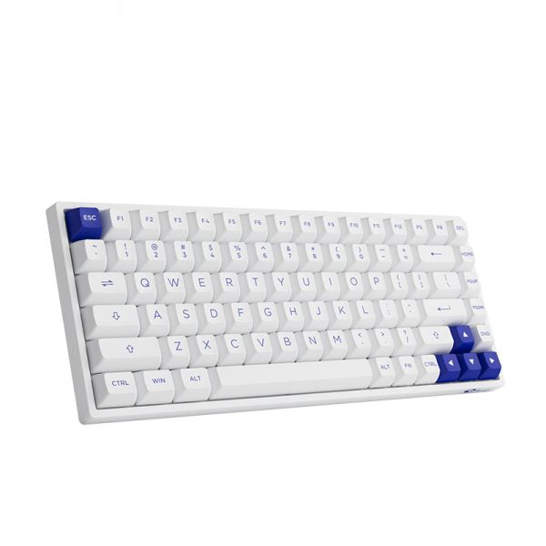 Akko Blue On White 3084B Plus Multi-Mode RGB Mechanical Keyboard