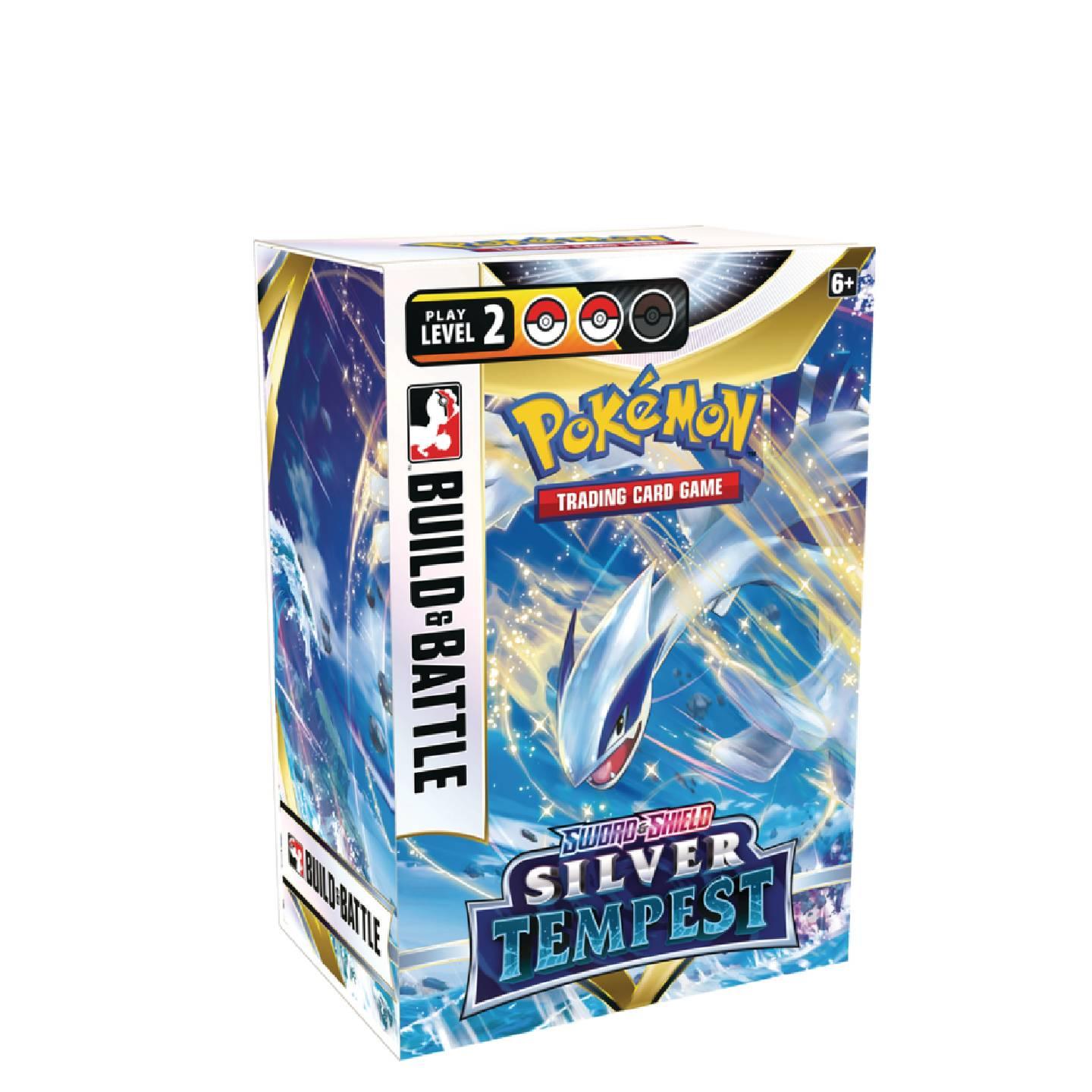 Pokemon Trading Card Game SS12 Sword & Shield Silver Tempest Build & Battle Box (183-85105) - DataBlitz