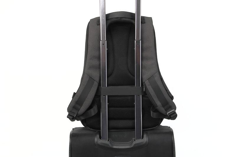 PROMATE DEFENDER-16 ANTI-THEFT BACKPACK FOR 16-INCH LAPTOP WITH INTEGRATED USB CHARGING PORT (BLACK) - DataBlitz