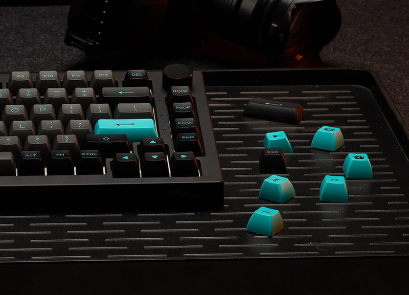 Akko Black & Cyan 5075B Plus Multi-Modes RGB Mechanical Keyboard