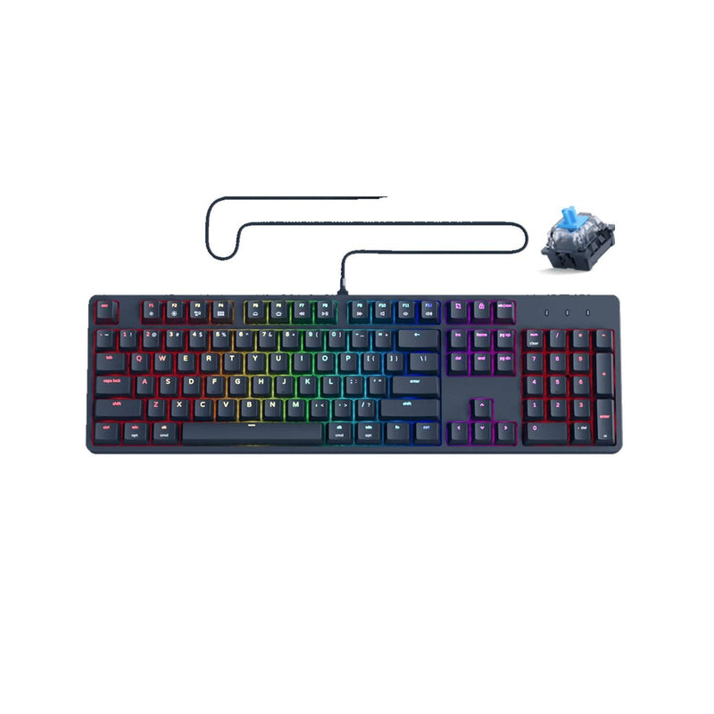 PWNAGE Ultra Custom Optical Mechanical Gaming Keyboard Black (Clicky Blue Switches) (UC-MK-BF-OC) - DataBlitz