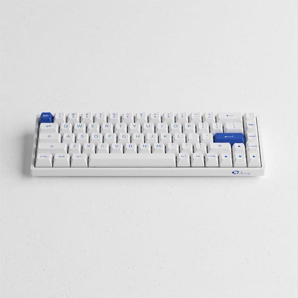 Akko Blue on White 3068B Plus Multi-Modes RGB Mechanical Keyboard (Akko CS Jelly Purple) - DataBlitz