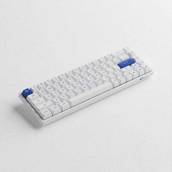 Akko Blue on White 3068B Plus Multi-Modes RGB Mechanical Keyboard (Akko CS Black) - DataBlitz