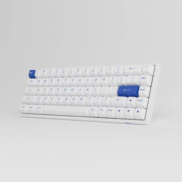 Akko Blue on White 3068B Plus Multi-Modes RGB Mechanical Keyboard (Akko CS Black) - DataBlitz