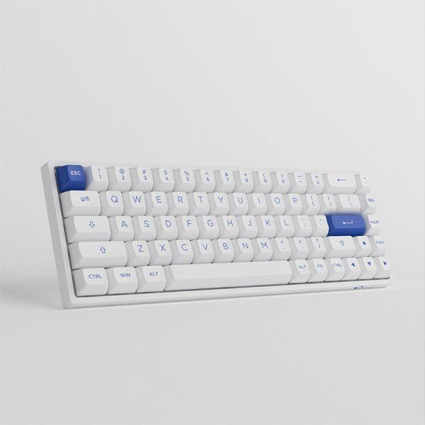 Akko Blue on White 3068B Plus Multi-Modes RGB Mechanical Keyboard (Akko CS Jelly Purple) - DataBlitz