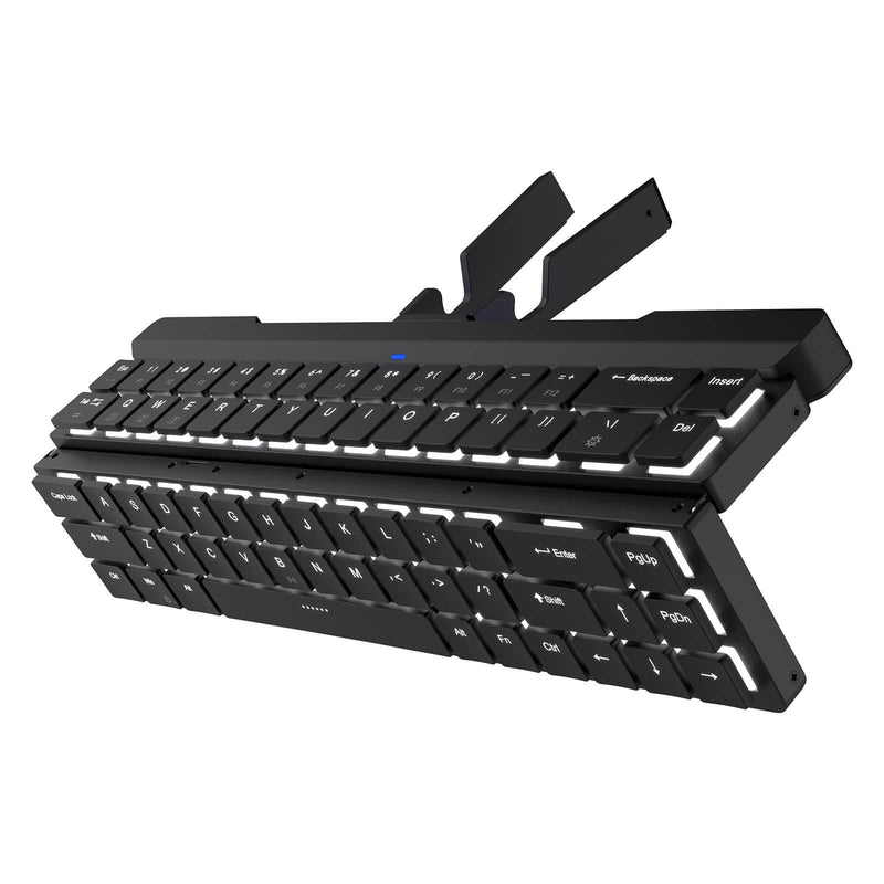 ROYAL KLUDGE RK925 DUAL-MODE FOLDABLE MECHANICAL KEYBOARD BLACK (RED SWITCH) - DataBlitz